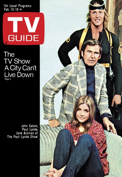 TV Guide cover - Jane Actman, John Calvin, Paul Lynde - February 10, 1973