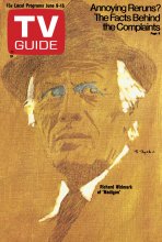 TV Guide cover - Richard Widmark - June 9, 1973