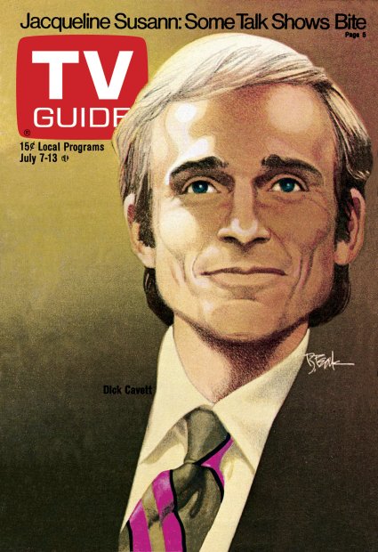 TV Guide cover - Dick Cavett - July 7, 1973