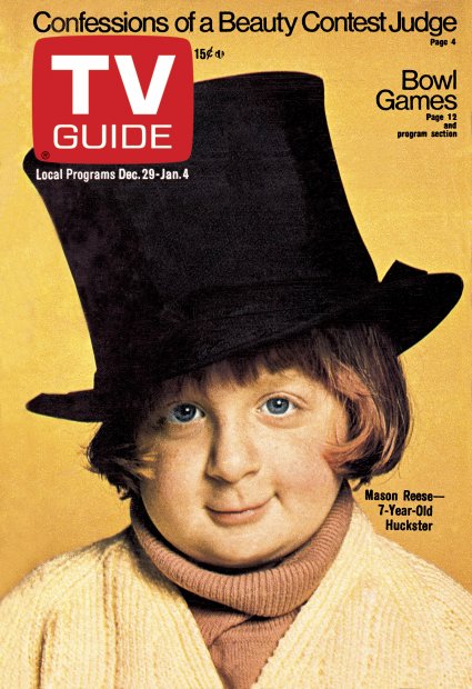 TV Guide cover - Mason Reese - December 29, 1973