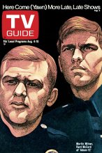 TV Guide cover - Kent McCord, Martin Milner - August 4, 1973