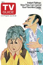 TV Guide cover - Beatrice Arthur, Bill Macy - June 16, 1973