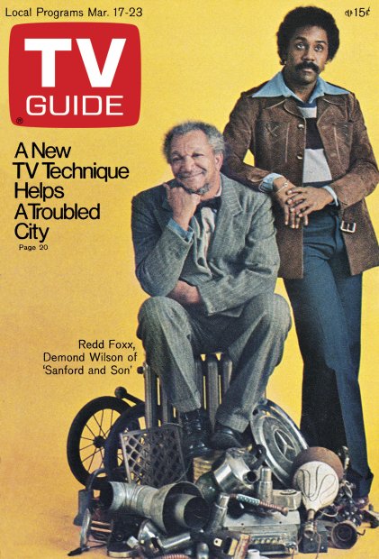 TV Guide cover - Redd Foxx, Demond Wilson - March 17, 1973