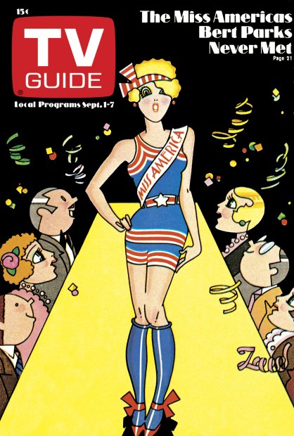 TV Guide cover - The Miss Americas Bert Parks Never Met - September 1, 1973