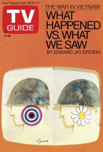 TV Guide cover - War in Vietnam: What Happened vs. What We Saw - September 29, 1973