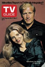 TV Guide cover - Blythe Danner, Ken Howard - October 27, 1973