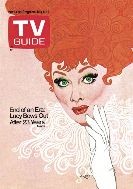 TV Guide cover - Lucille Ball - July 6, 1974