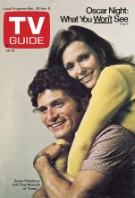 TV Guide cover - Tony Musante, Susan Strasberg - March 30, 1974
