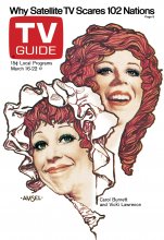 TV Guide cover - Carol Burnett, Vicki Lawrence - March 16, 1974