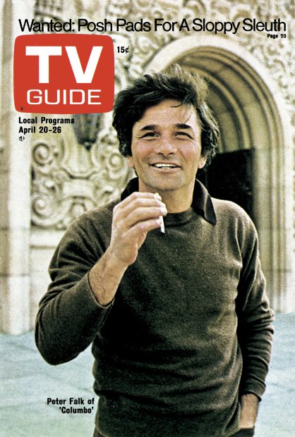 TV Guide cover - Peter Falk - April 20, 1974