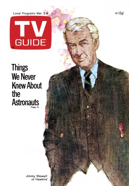 TV Guide cover - Jimmy Stewart - March 2, 1974