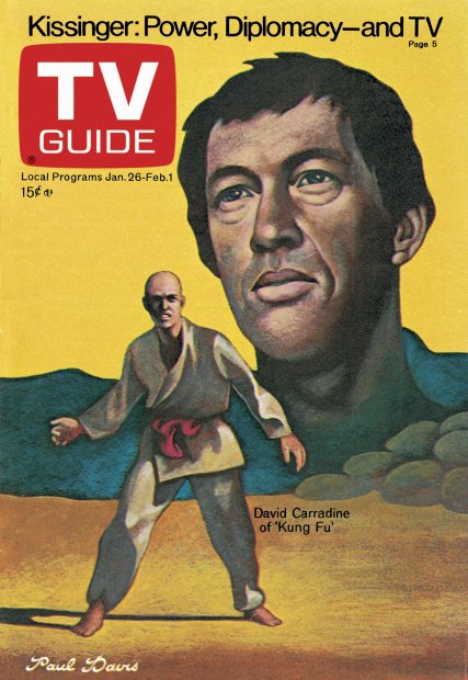 TV Guide cover - David Carradine - January 26, 1974