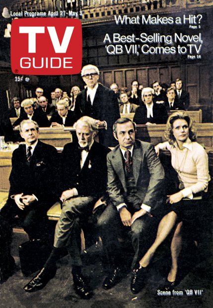 TV Guide cover - Bruce Bould, Ben Gazzara, Dan O'Herlihy, Anthony Quayle, Lee Remick - April 27, 1974