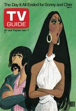 TV Guide cover - Sonny Bono, Cher - June 1, 1974