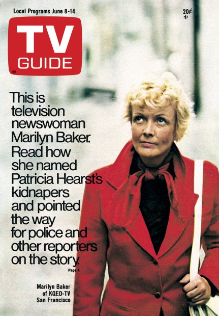 TV Guide cover - Marilyn Baker - June 8, 1974