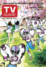 TV Guide cover - Memorable Bowl Games, Wacky Parades - December 28, 1974