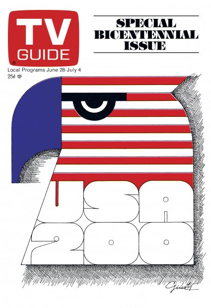 TV Guide cover - Special Bicentennial Issue USA 200 - June 28, 1975