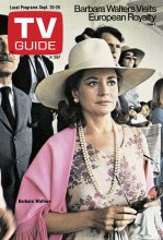 TV Guide cover - Barbara Walters - September 20, 1975