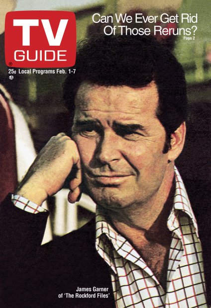 TV Guide cover - James Garner - February 1, 1975