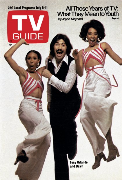 TV Guide cover - Telma Hopkins, Tony Orlando, Joyce Vincent Wilson - July 5, 1975