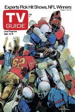 TV Guide cover - Experts Pick Hit Shows, NFL Winners - September 13, 1975