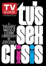 TV Guide cover - TV's Sex Crisis - October 18, 1975