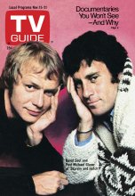 TV Guide cover - Paul Michael Glaser, David Soul - November 15, 1975