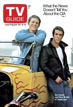 TV Guide cover - Ron Howard, Henry Winkler - January 10, 1976
