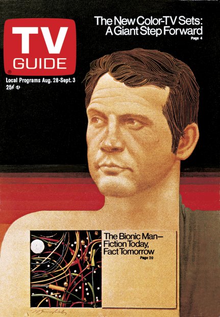 TV Guide cover - Lee Majors - August 28, 1976