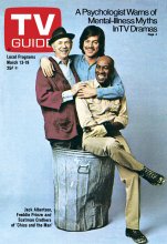 TV Guide cover - Jack Albertson, Scatman Crothers, Freddie Prinze - March 13, 1976