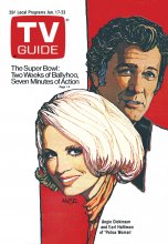 TV Guide cover - Angie Dickinson, Earl Holliman - January 17, 1976