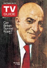 TV Guide cover - Telly Savalas - January 3, 1976