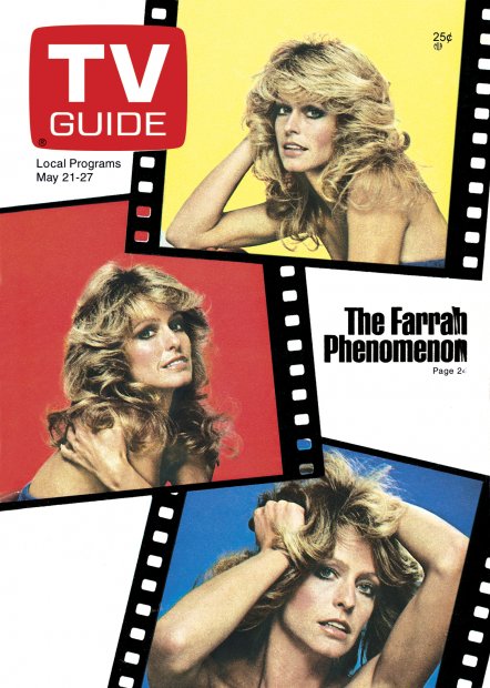 TV Guide cover - Farrah Fawcett - May 21, 1977