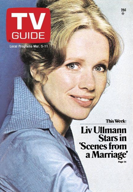 TV Guide cover - Liv Ullmann - March 5, 1977