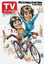 TV Guide cover - Penny Marshall, Cindy Williams - June 18, 1977