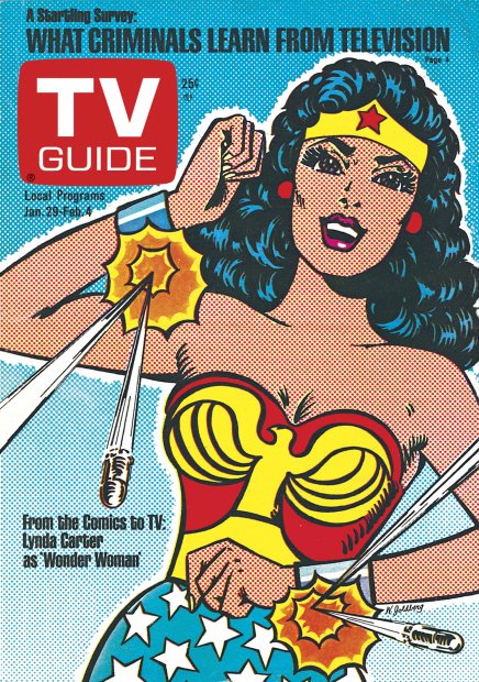 TV Guide cover - Lynda Carter - January 29, 1977