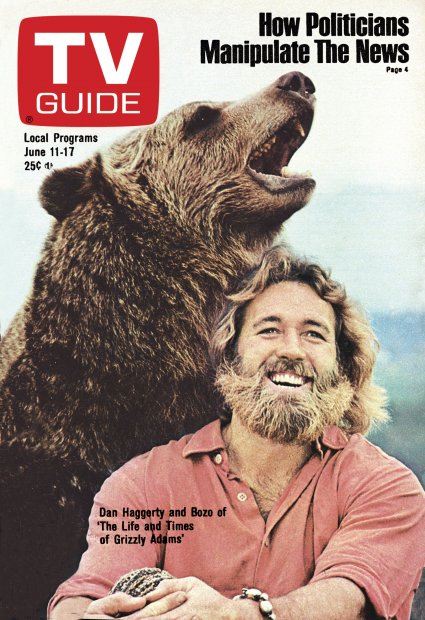 TV Guide cover - Bozo, Dan Haggerty - June 11, 1977