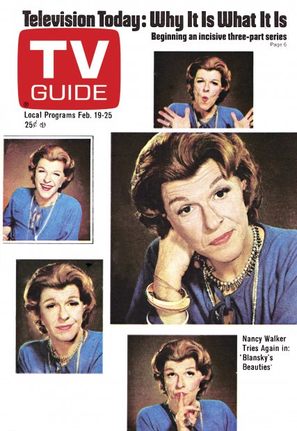 TV Guide cover - Nancy Walker - February 19, 1977