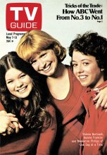 TV Guide cover - Valerie Bertinelli, Bonnie Franklin, Mackenzie Phillips - May 7, 1977