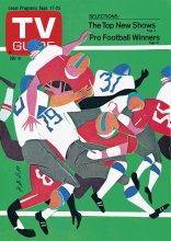 TV Guide cover - The Top New Shows Pro-Football Winners - September 17, 1977
