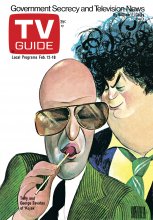 TV Guide cover - George Savalas, Telly Savalas - February 12, 1977