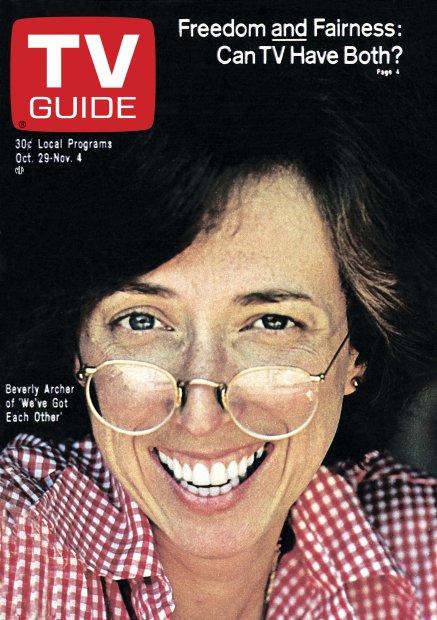 TV Guide cover - Beverly Archer - October 29, 1977