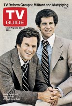 TV Guide cover - Squire Fridell, Tony Roberts - October 1, 1977