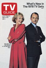 TV Guide cover - John Hillerman, Betty White - September 24, 1977