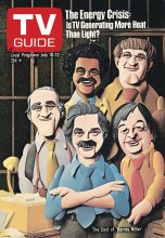 TV Guide cover - Maxwell Gail, Ron Glass, Hal Linden, Jack Soo, Abe Vigoda - July 16, 1977