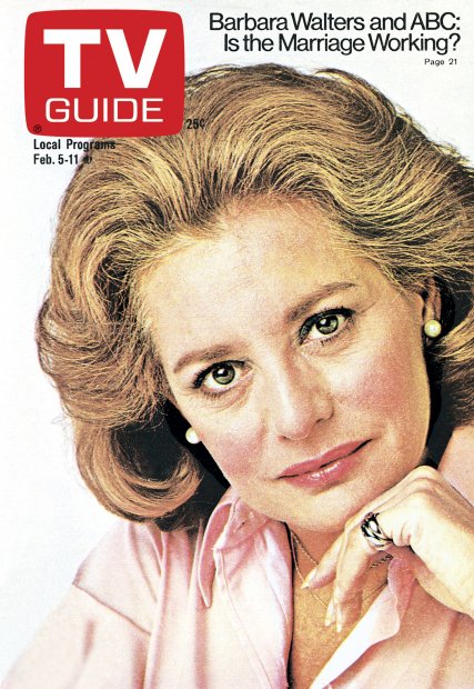 TV Guide cover - Barbara Walters - February 5, 1977