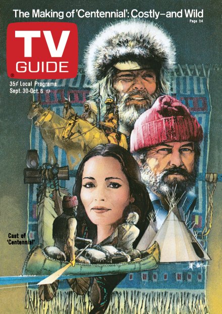 TV Guide cover - Barbara Carrera, Richard Chamberlain, Robert Conrad - September 30, 1978