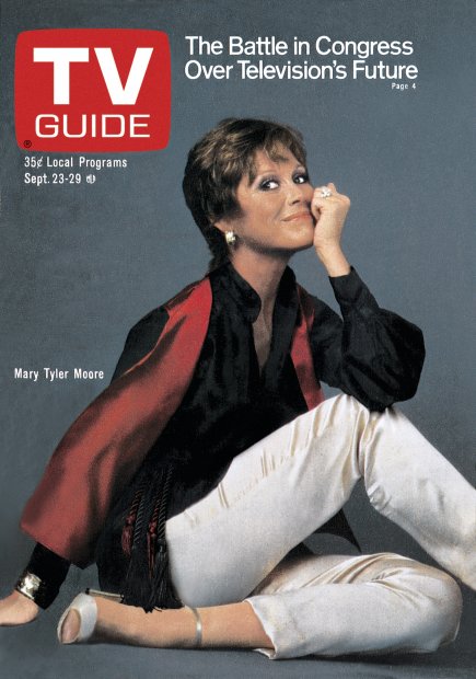 TV Guide cover - Mary Tyler Moore - September 23, 1978