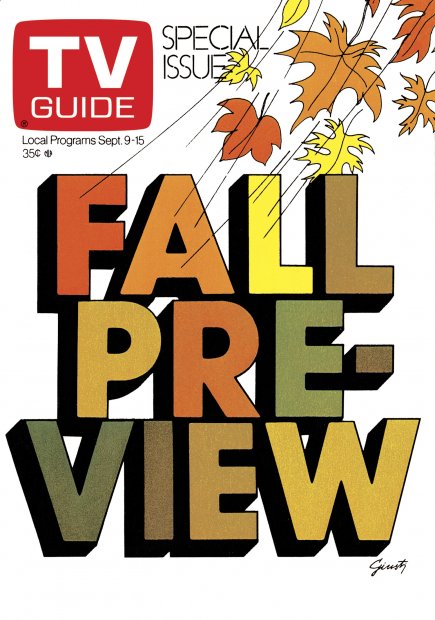 TV Guide cover - Fall Preview - September 9, 1978