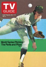 TV Guide cover - World Series Pitching: The Perils and Ploys - October 7, 1978